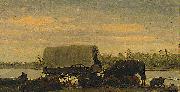 Albert Bierstadt Nooning on the Platte oil painting reproduction